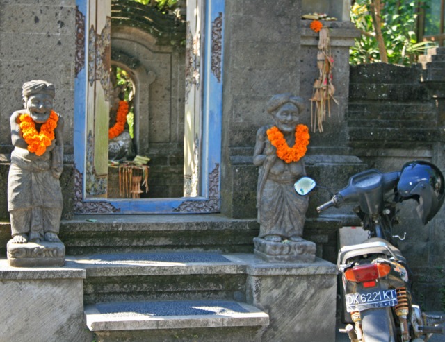 Temple entrance in Ubud